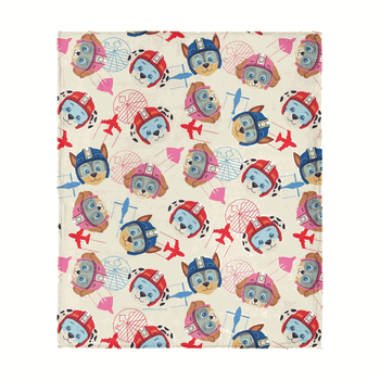 Paw Patrol Air Rescue Pattern Silk Touch Throw 50 x 60 inches