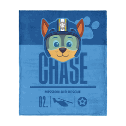 Paw Patrol Chase Mission Silk Touch Throw 50 x 60 inches