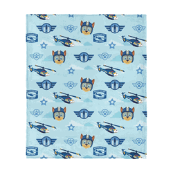 Paw Patrol Chase Rescue Pattern Silk Touch Throw 50 x 60 inches