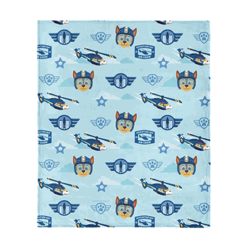Paw Patrol Chase Rescue Pattern Silk Touch Throw Blanket 40 x 50 inches
