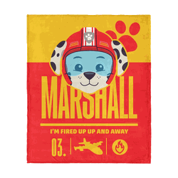 Paw Patrol Marshall Fired Up Silk Touch Throw Blanket 40 x 50 inches