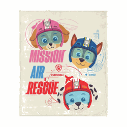 Paw Patrol Mission Air Rescue Silk Touch Throw Blanket 40 x 50 inches