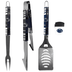 Penn St. Nittany Lions 3 pc BBQ Set and Chip Clip