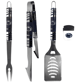 Penn St. Nittany Lions 3 pc BBQ Set and Chip Clip