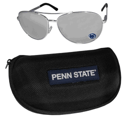 Penn St. Nittany Lions Aviator Sunglasses and Zippered Carrying Case