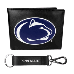 Penn St. Nittany Lions Bi-fold Wallet & Strap Key Chain