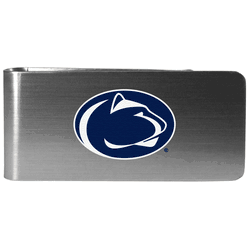 Penn St. Nittany Lions Steel Money Clip, Logo