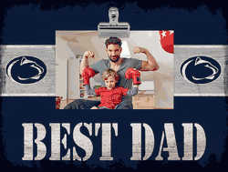 Penn State Nittany Lions 10" x 8" Best Dad with Stripe Clip Frame