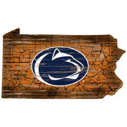 Penn State Nittany Lions 12" Mini Roadmap State Sign
