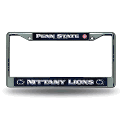 Penn State Nittany Lions  12" x 6" Chrome Frame With Decal Inserts