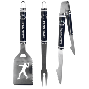 Penn State Nittany Lions 3 pc Steel BBQ Tool Set