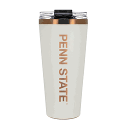Penn State Nittany Lions 32oz Crme and Copper Big Slim Tumbler with Straw