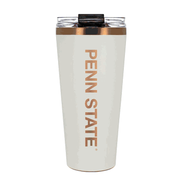 Penn State Nittany Lions 32oz Crme and Copper Big Slim Tumbler with Straw