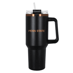 Penn State Nittany Lions 40oz Black and Copper Colossus Travel Mug with Straw