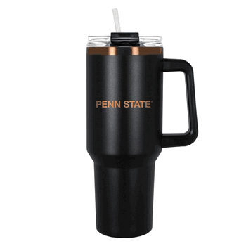 Penn State Nittany Lions 40oz Black and Copper Colossus Travel Mug with Straw
