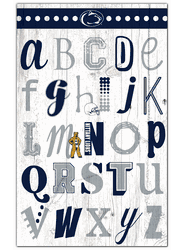 Penn State Nittany Lions Alphabet 11x19 Sign