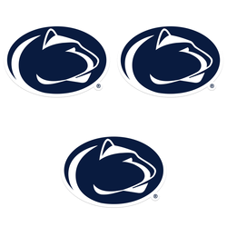 Penn State Nittany Lions Auto Decal 3 Pack