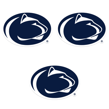 Penn State Nittany Lions Auto Decal 3 Pack