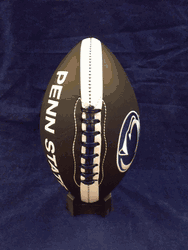 Penn State Nittany Lions Black Matte Full Size Football