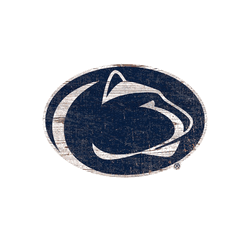 Penn State Nittany Lions Distressed Logo Cutout Sign