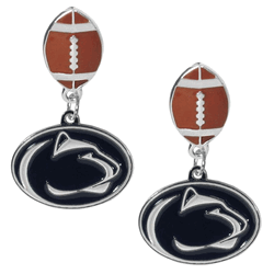 Penn State Nittany Lions Football Stud Earrings