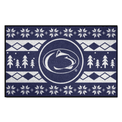 Penn State Nittany Lions Holiday Sweater Starter Mat Accent Rug - 19in. x 30in.