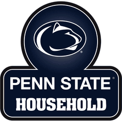 Penn State Nittany Lions Household Auto Decal