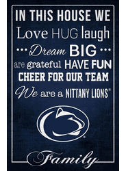 Penn State Nittany Lions In This House 17x26