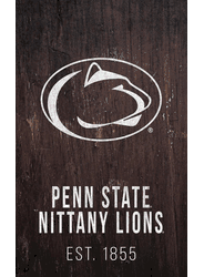 Penn State Nittany Lions Laurel Wreath 11x19 Sign