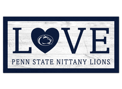 Penn State Nittany Lions Love 6x12 Sign