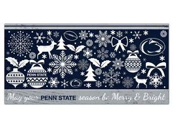 Penn State Nittany Lions Merry and Bright 6x12 Sign