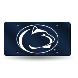 Penn State Nittany Lions NAVY 12" x 6" Laser Cut Tag For Car/Truck/SUV