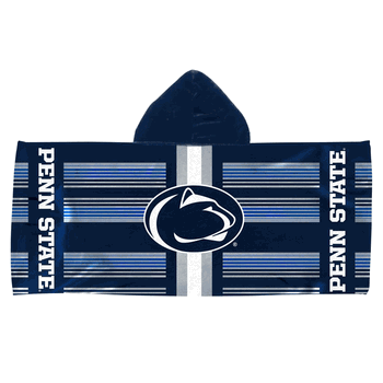Penn State Nittany Lions NCAA Blockade Youth Hooded Towel 22x51 inches