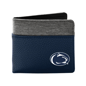 Penn State Nittany Lions Pebble BiFold Wallet NAVY