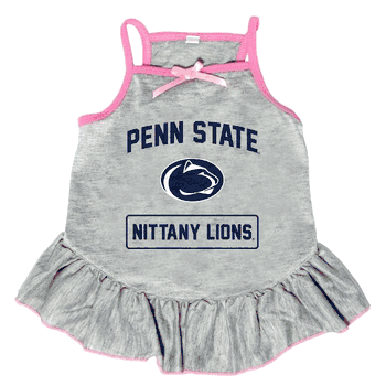 Penn State Nittany Lions Pet Dress Grey Type Large