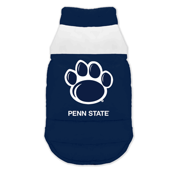 Penn State Nittany Lions Pet Parka Puff Vest Small