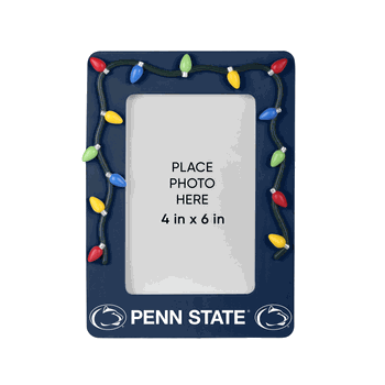 Penn State Nittany Lions Picture Frame with Holiday Lights