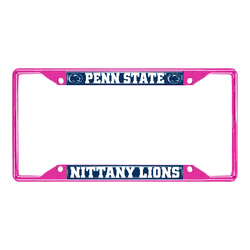 Penn State Nittany Lions Pink Metal License Plate Frame - 6.25"x12.25"