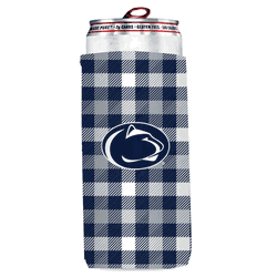 Penn State Nittany Lions Plaid Insulated Slim Can Sleeve