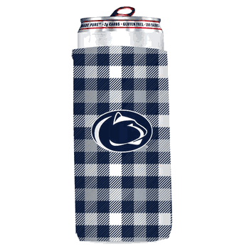 Penn State Nittany Lions Plaid Insulated Slim Can Sleeve
