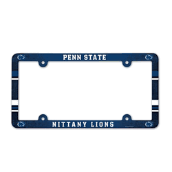 Penn State Nittany Lions Plastic Full Color License Plate Frame