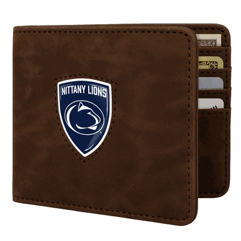 Penn State Nittany Lions Shield Wallet - Brown