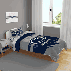 Penn State Nittany Lions Slanted Stripe 4 PC Twin Bed in a Bag