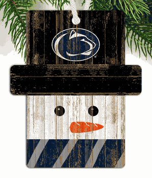 Penn State Nittany Lions Snowman Ornament