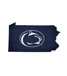 Penn State Nittany Lions Team Color Logo State Sign