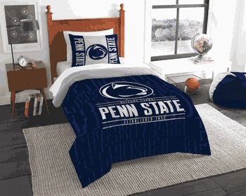 NCAA Penn State Nittany Lions Modern Take Twin Comforter Set