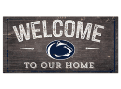 Penn State Nittany Lions Welcome Distressed 6 x 12
