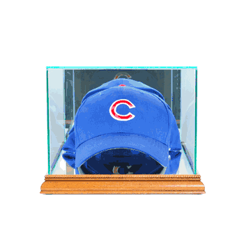 Perfect Cases Cap / Hat Display Case - Walnut