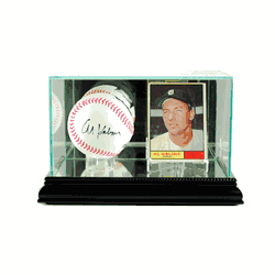 Perfect Cases Card and Baseball Display Case - Black