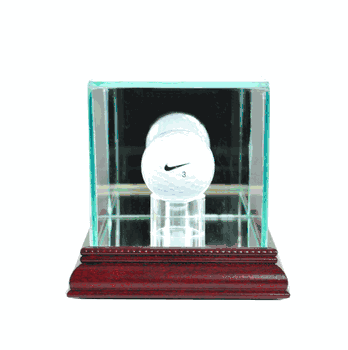 Perfect Cases Golf Ball Display Case - Cherry